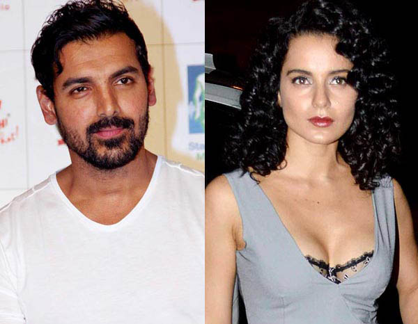 Kangna Ranaut injured while getting intimate with John Abraham!